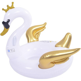 CAVALC.CIGNO DETTAGLI ORO 115 CM.