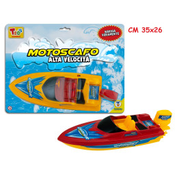 MOTOSCAFO ALTA VELOCITA' BATTERIA CM.35X26