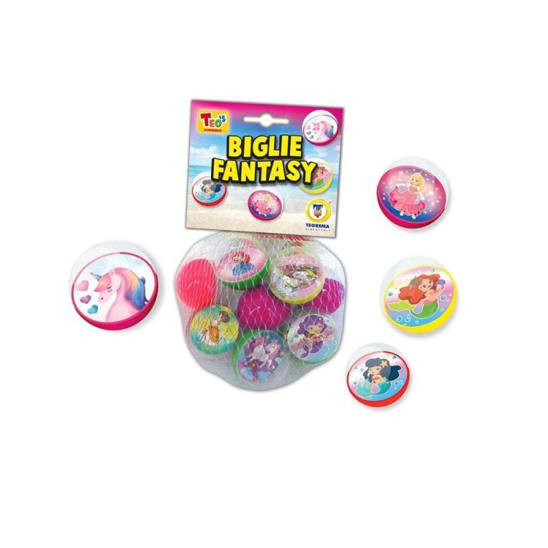 BIGLIE DA SPIAGGIA FANTASY IN RETE BIMBA