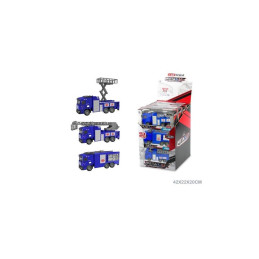 CAMION POLIZIA METAL-LUX D/BOX 12 PEZZI