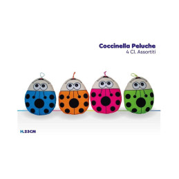 PELUCHE COCCINELLA CM.23
