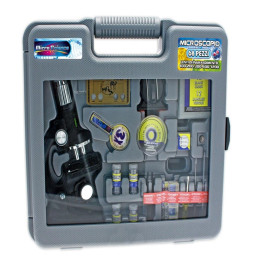 VALIGETTA CON MICROSCOPIO IN METAL.100/200/300/600/120