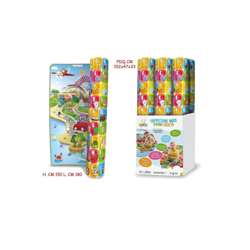 TAPPETO MAXI PRIMI GIOCHI 150X180X1 cm
