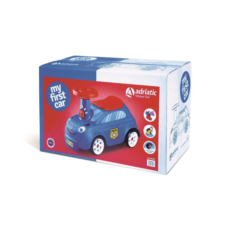 MACCHINA PRIMI PASSI BLU IN BOX SINGOLO CM.55X34 L.26