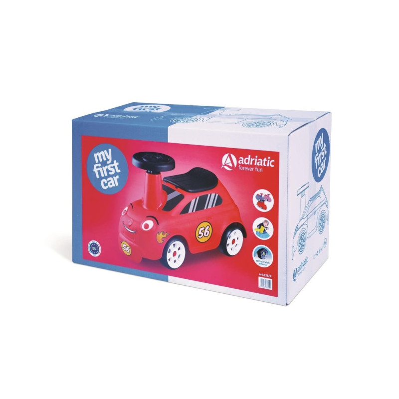 MACCHINA PRIMI PASSI ROSSA BOX SINGOLO CM.55X34 L.26