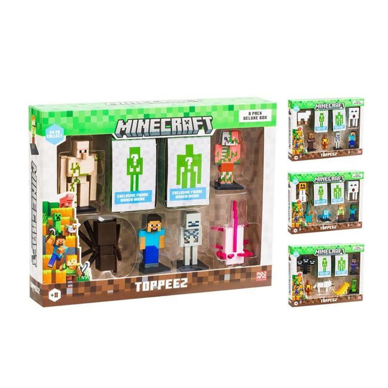 MINECRAFT 3D PACK 8 PERSONAGGI