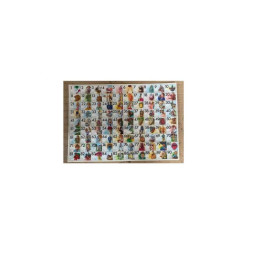 CARTELLONE TOMBOLA NAPOLETANA CON SMORFIA
