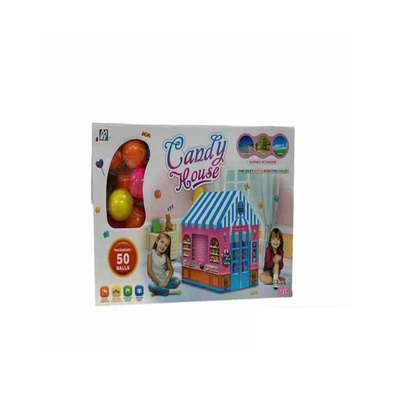 CASETTA CANDY HOUSE CON 50 PALLINE
