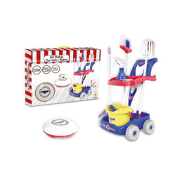 CARRELLO PULIZIA ROBOT LUCI E SUONI 35X50X30 CM.