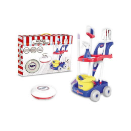 CARRELLO PULIZIA ROBOT LUCI E SUONI 35X50X30 CM.