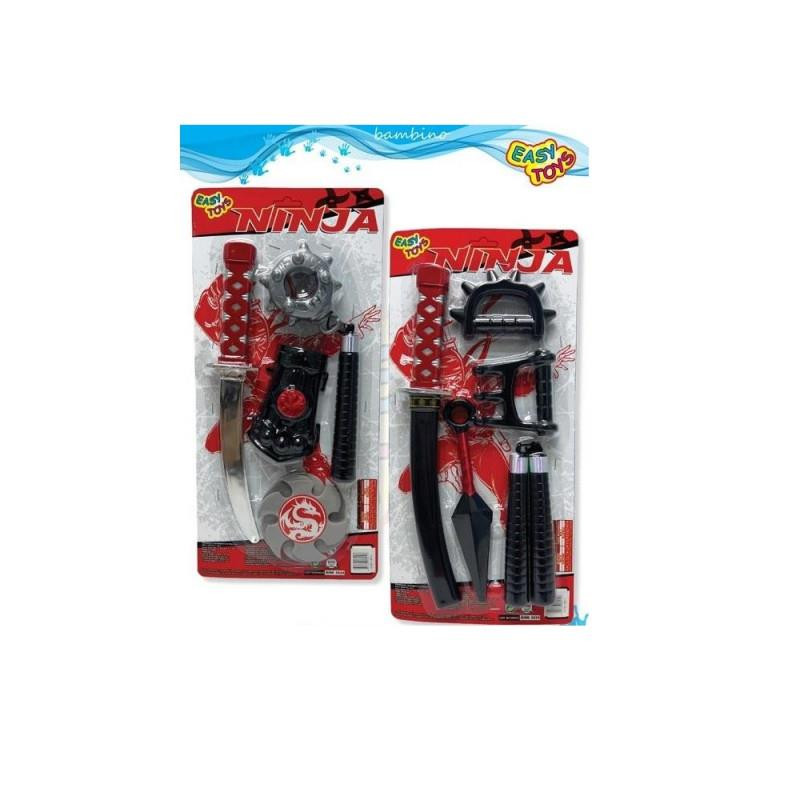 BLISTER NINJA CON SPADA MANGANELLO+ACCESSORI