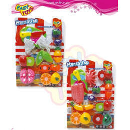 BLISTER MERCATINO CON FRUTTA E PESCE
