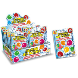 BOMBE AD ACQUA ESPOSITORE 40 PEZZI