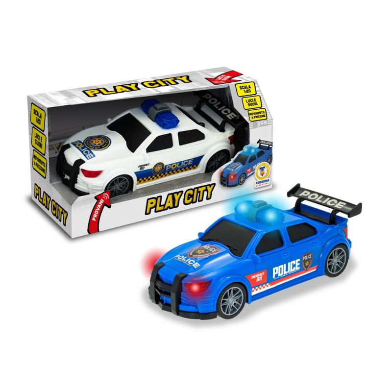 AUTO POLICE CON LUCI E SUONI