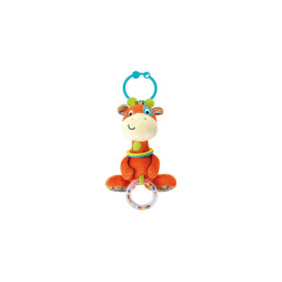 GIRAFFA CON SONAGLIO PELUCHE