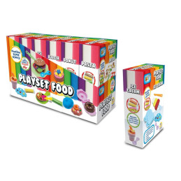 PLAYSET FOOD 3X50 GRAMMI