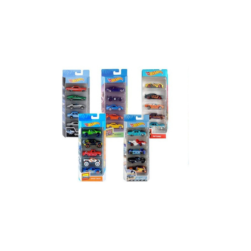 HOT WHEELS  PACK 5 VEICOLI 