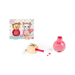 LULU BLUSH SMALTI ORSETTO GATTINO PACK 2 PEZZI 