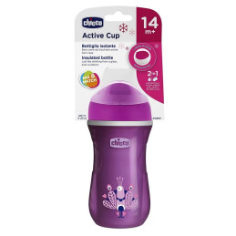 TAZZA ACTIVE ROSA SCURO 14M+