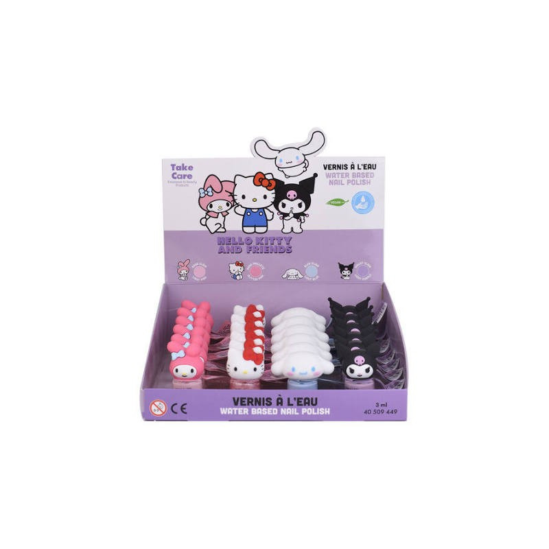 SMALTO PER UNGHIE A BASE D'ACQUA ASSORTITO H.KITTY E AMI