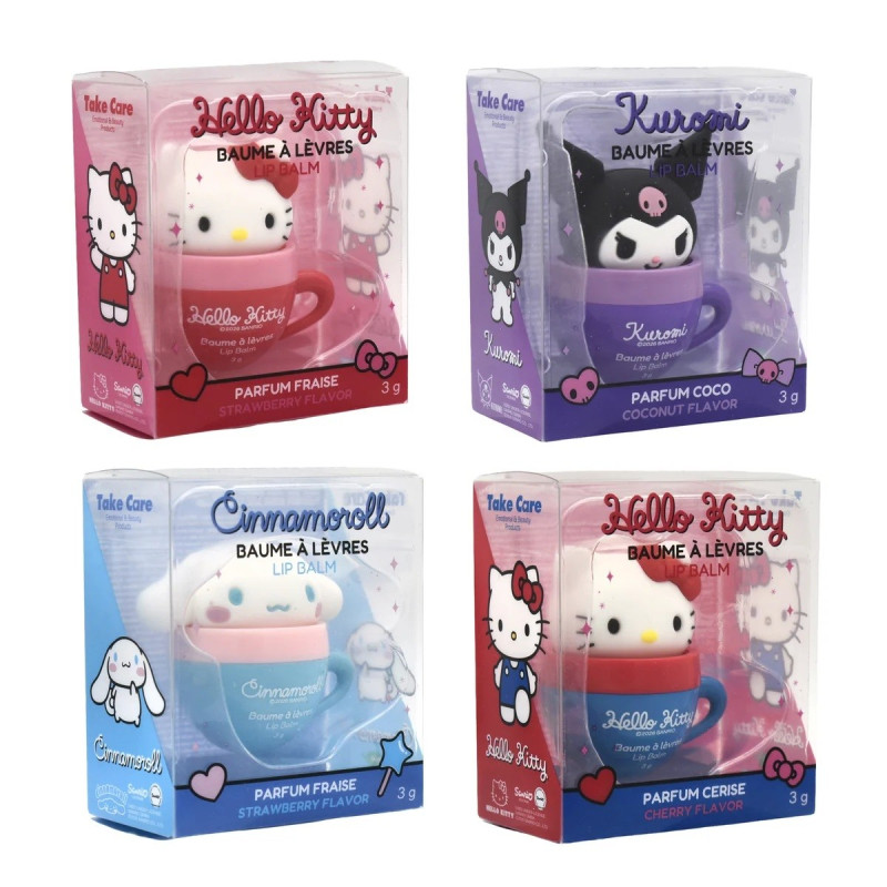 BALSAMO LABBRA CON TOPPER A FORMA DI PERSONAGGIO H.KITTY