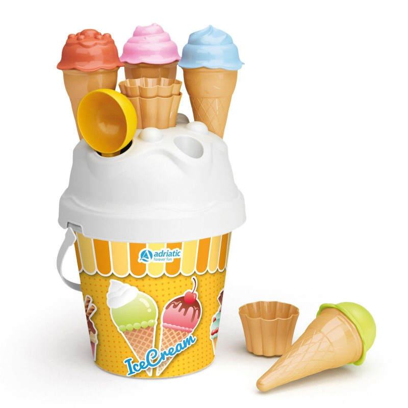SECCHIELLO DIAMETRO 18 ICE CREAM+CONI GELATO