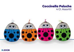 PELUCHE COCCINELLA CM.23