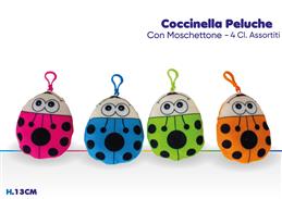 PELUCHE COCCINELLA PORTACHIAVI CM.13