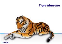 PELUCHE TIGRE MARRONE CM.70