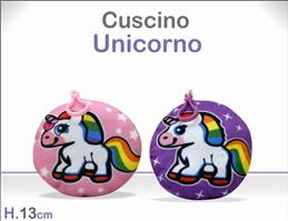 PELUCHE CIONDOLO CUSCINO UNICORNO CM.13