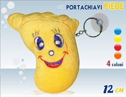 PELUCHE PORTACHIAVI PIEDE CM.12