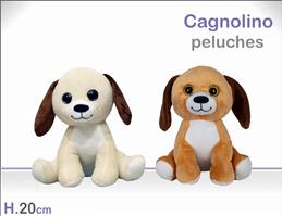 PELUCHE CANE SEDUTO CM.20