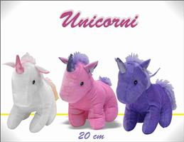 PELUCHE UNICORNO CM.20