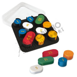 FICHES CLIPS 100 PZ.CVALORI EURO