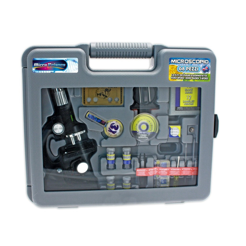 VALIGETTA CON MICROSCOPIO IN METAL.100/200/300/600/120