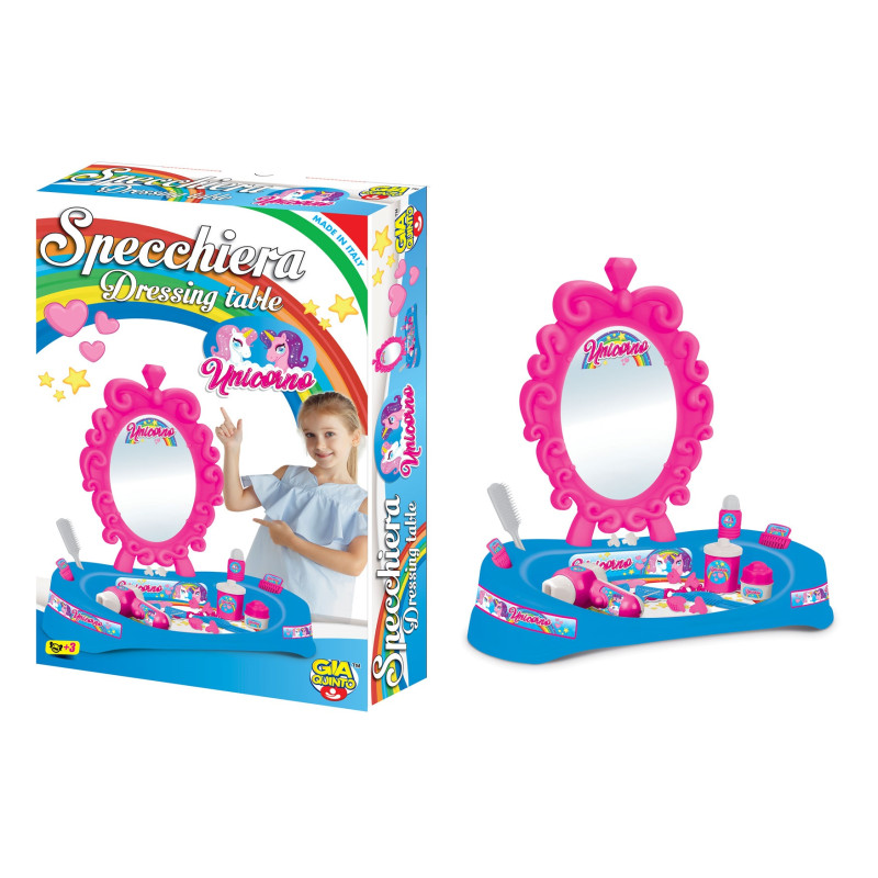 SPECCHIERA UNICORNO DA TAVOLO 