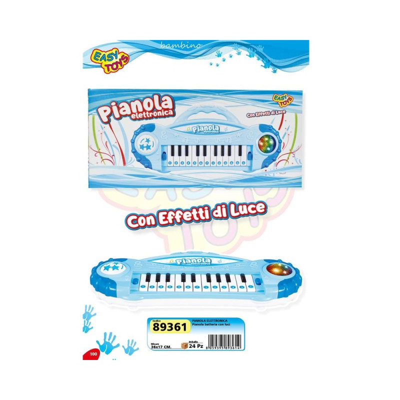 PIANOLA ELETTRONICA CON LUCI