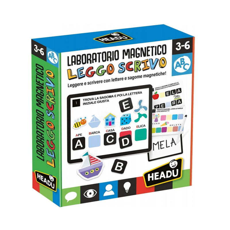 LABORATORIO MAGNETICO LEGGO E SCRIVO 