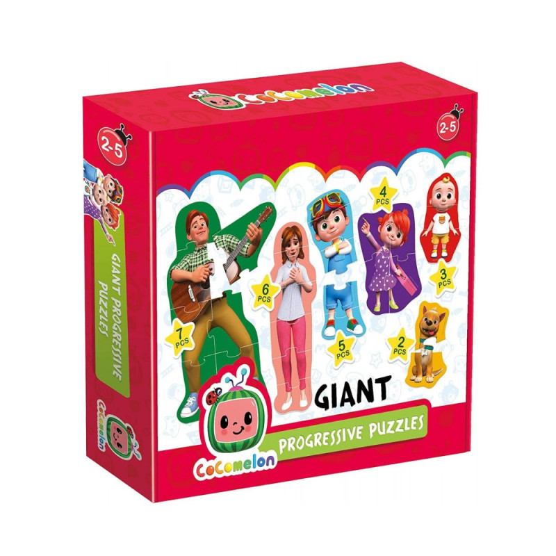 COCOMELON GIANT PROGRESSIVE PUZZLE