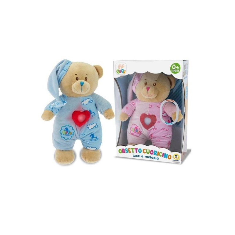  ORSETTO NINNA NANNA C/LUCE 2 COL. 35CM