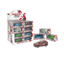 AUTO SPORTIVE IN METALLO SCALA 1:43