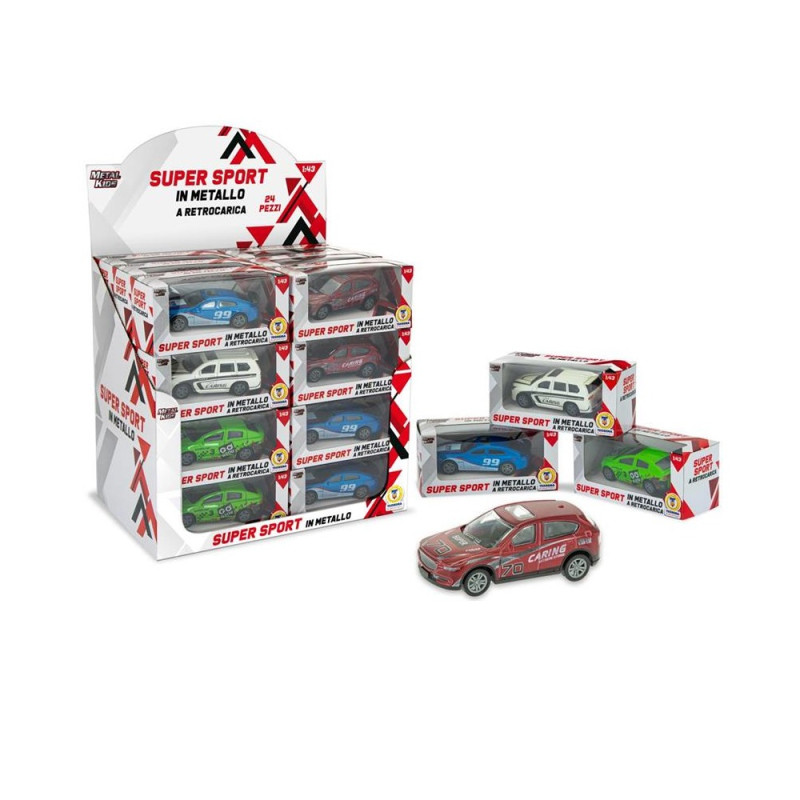AUTO SPORTIVE IN METALLO SCALA 1:43