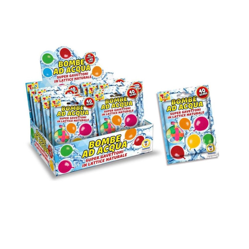BOMBE AD ACQUA ESPOSITORE 40 PEZZI