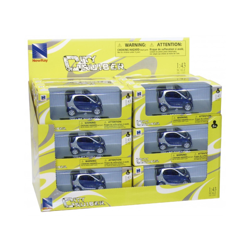 MODELLINI SMART FORTWO 1:43 ASSORTITE 