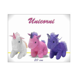 PELUCHE UNICORNO CM.20