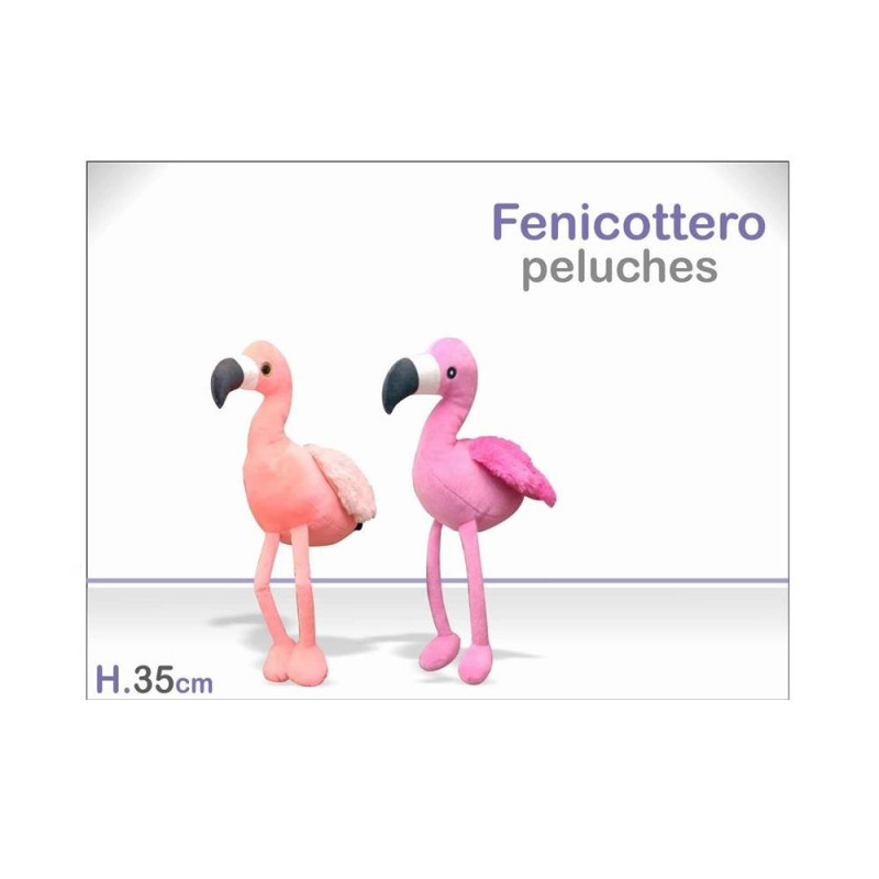 PELUCHE FLAMINGO CM.35